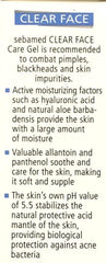 Sebamed Clear Face Care Gel pH5.5 - 50mL for Clear Skin & Acne Control Acne Control Gel,Clear Skin Gel,optimized,pH5.5 Skincare,Sebamed Clear Face Care Gel