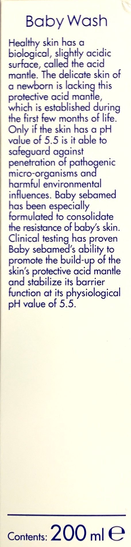 Sebamed Baby Wash pH5.5 Extra Soft 200mL Baby Skin Care,Baby Wash pH5.5,Extra Soft Baby Wash,optimized,Sebamed Baby Wash