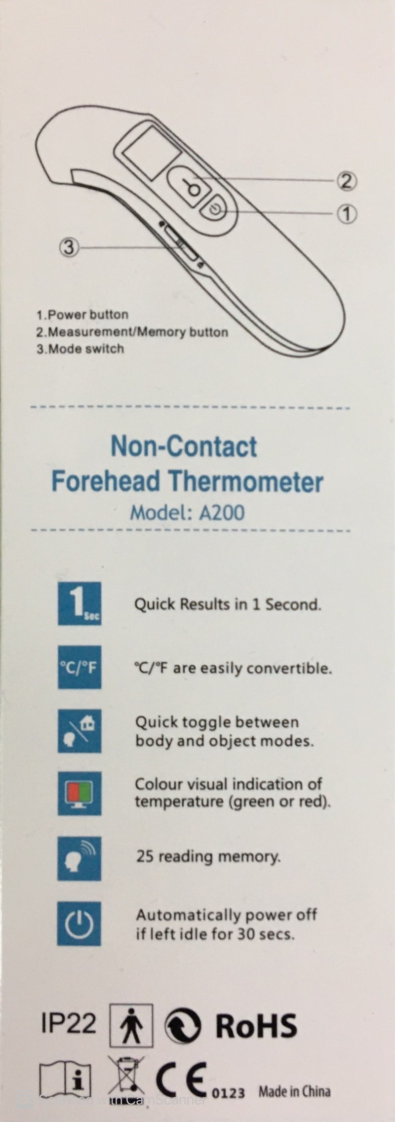 Aeon No Touch Infrared Forehead Thermometer By OMRON Distributor aeon,Aron,baby,Braun,forehead,forehead thermometer,issues,non contact,omron,temperature,thermometer