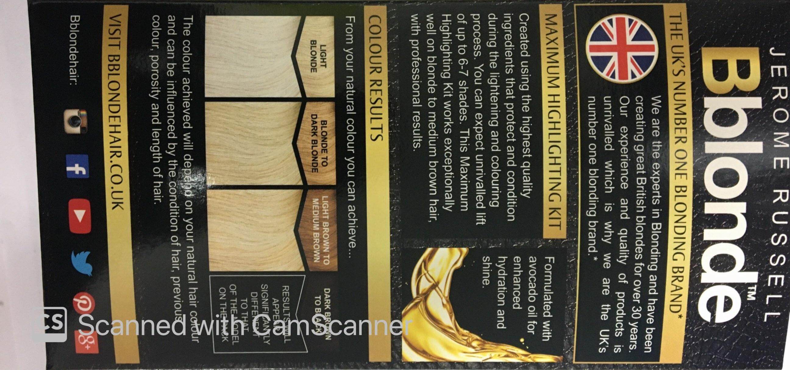 JR Bblonde Maximum Highlighting Kit No 2 For Blonde to Medium Brown Hair bblonde,issues,maximum highlighting kit,permanent lightner,professional results