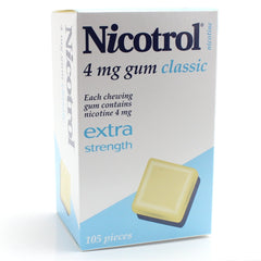 Nicotrol Nicotine Gum 4mg Classic anti smoking,issues,nicotine,nicotine gum,nicotrol,smoke free,smoking,smoking aid,stop smoking