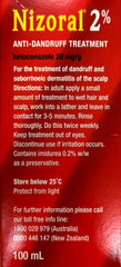 Nizoral 2% Anti Dandruff Treatment 100ml anti dandruff shampoo,issues,Ketoconazole,nizoral