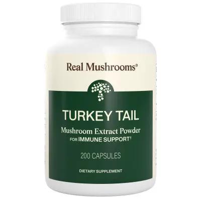 Real Mushrooms Turkey Tail Extract 200 caps