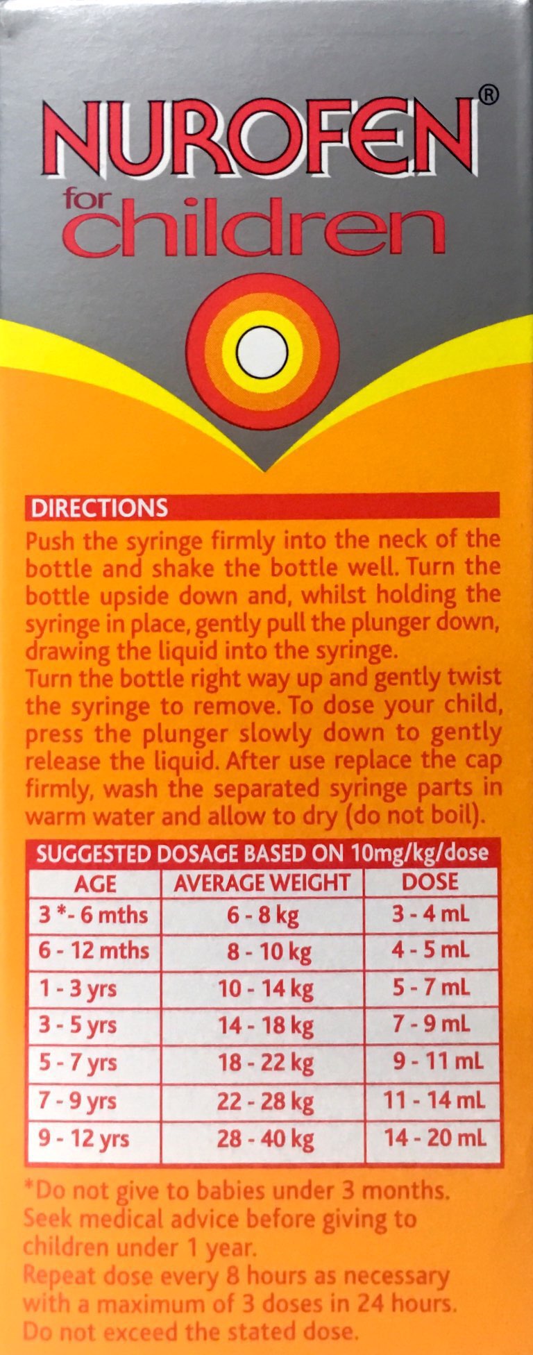 Nurofen Children Strawberry 100ml - Effective Pain Relief for Kids - DominionRoadPharmacy