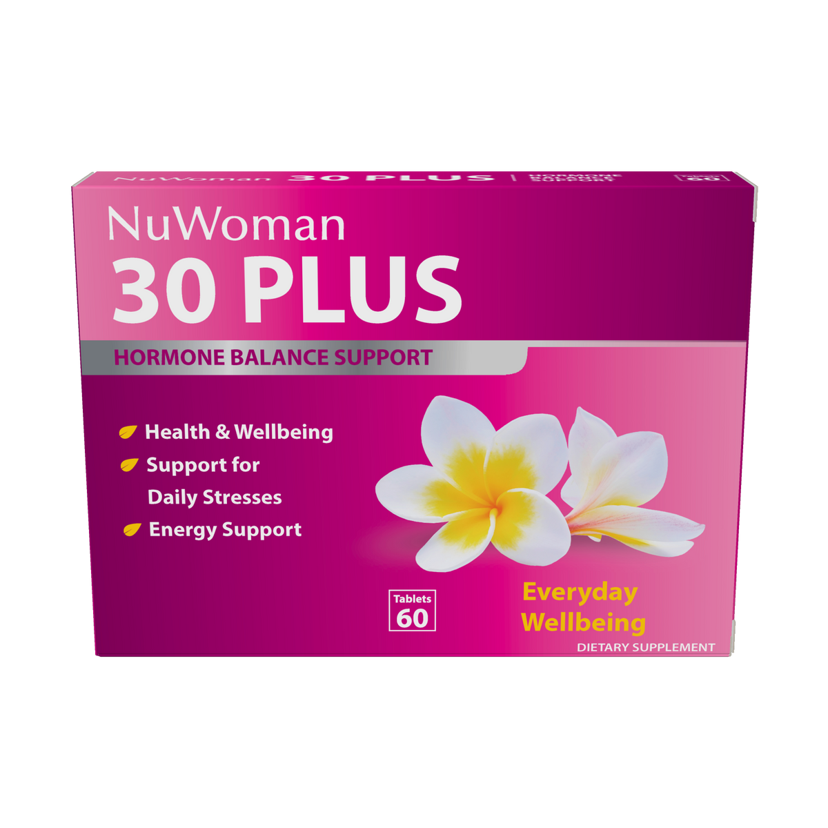 NuWoman 30 PLUS Hormone Balance Support 60 tablets 30plus,daily stress,energy support,issues,nuwoman