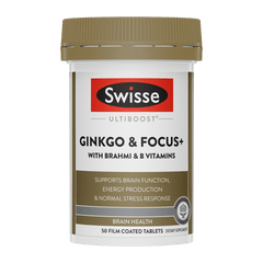 Swisse Ultiboost Ginkgo & Focus 50 Tablets