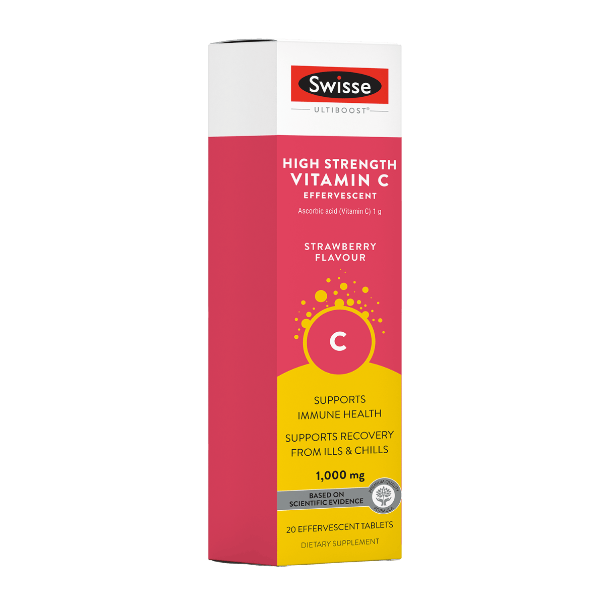 Swisse Ultiboost High Strength Vitamin C Effervescent 60 Tablets