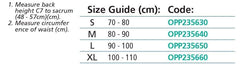 Opp2356 Posture Brace 19.5" With Aluminium Back Stays - image 3
