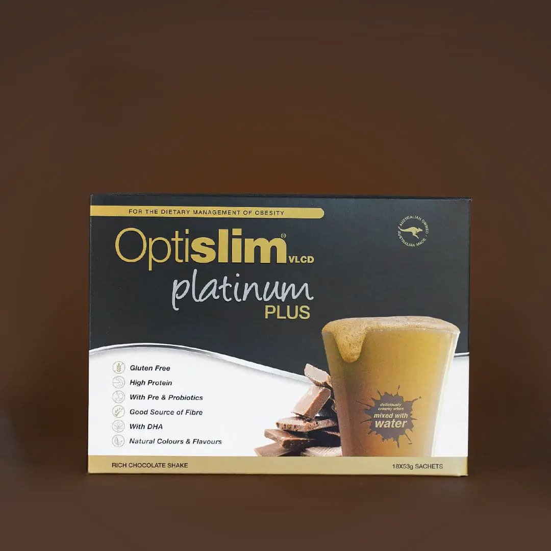 Optislim VLCD Platinum PLUS Shake Chocolate 18x53g
