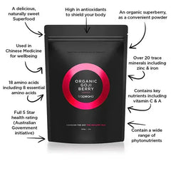 Tropeaka Goji Berry Powder 200 gm 10 immune-supporting Superfoods,anthocyanins,antioxidants,beneficial cleansing,boost energy production,Boosts collagen,Chinese Medicine,Chinese Medicine for wellbeing,Contains key nutrients including vitamin C &amp; A,exo