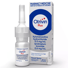 Otrivin Plus Nasal Spray 10 ml Qty Restriction (2) Applies - Effective Relief Allergy Treatment,Cold Relief,Effective Relief,Nasal Spray,optimized,Otrivin Plus,Sinus Congestion