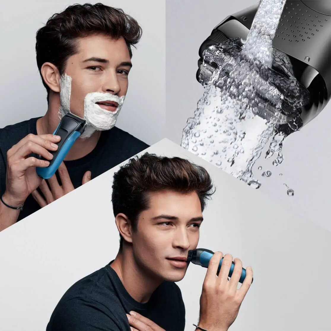 Braun 310BT – Wet & Dry Shaver & Beard Trimmer Braun 310BT,Braun 310BT Shaver,Braun M30 Shaver,Braun S3 310s Wet & Dry shaver,Braun Shaver,Braun’s MobileShave,Electric Razors,Foil Shaver,Mobile Foil Shaver,Mobile Shaver,Razors,Shaver,Wet & Dry shaver