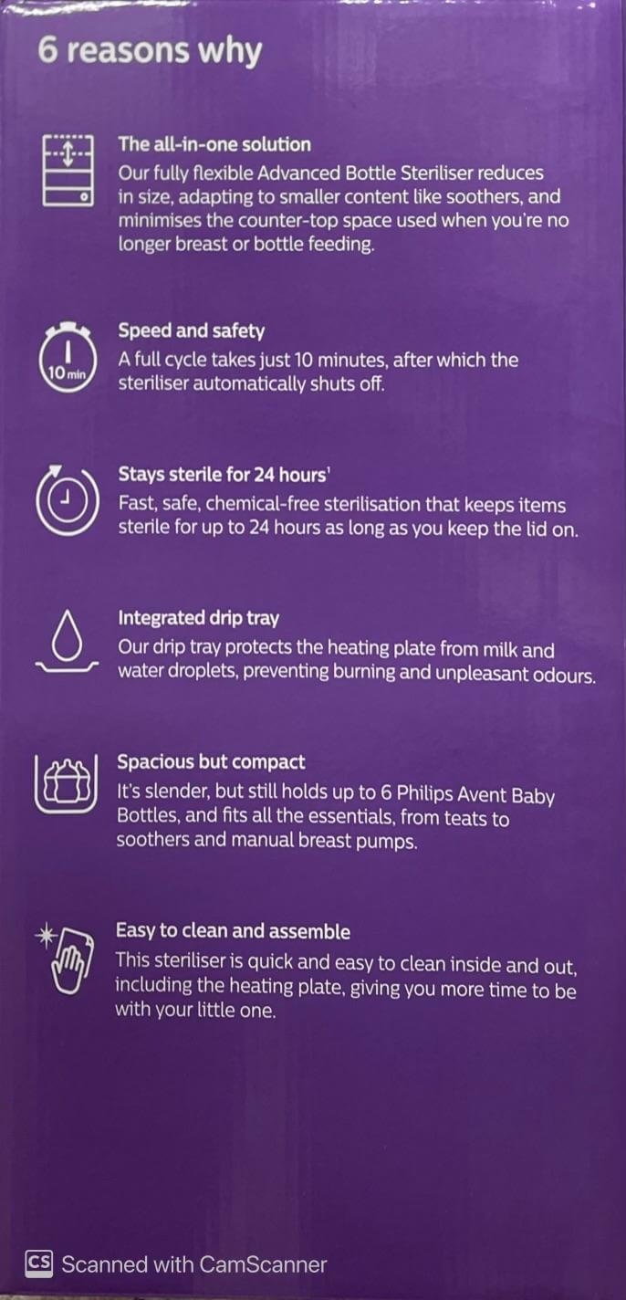 Philips AVENT 3 IN 1 Electric Steam Steriliser 3 IN 1 Electric Steam Steriliser,Electric Steam Steriliser,issues,Philips AVENT 3 IN 1 Electric Steam Steriliser,philips avent electric steam steriliser,pregnancy care,steriliser