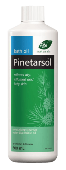 Ego Pinetarsol Bath Oil 500mL - Soothing Relief for Skin Conditions 500mL Bath Oil,Bath Oil,Ego Pinetarsol,optimized,Skin Conditions,Skin Relief,Soothing Bath