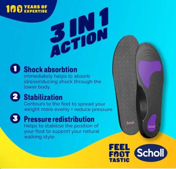 Scholl In-Balance Pain Relief Plantar Fasciitis Orthotics - Medium Clear gel,cushioning gel cup,designed not to slip in shoe,discreet design,Feet Cushions,Feet Heel Cushions,Fits comfortably,Fits comfortably in Shoes,GelActiv technology,Heel Cushions,help