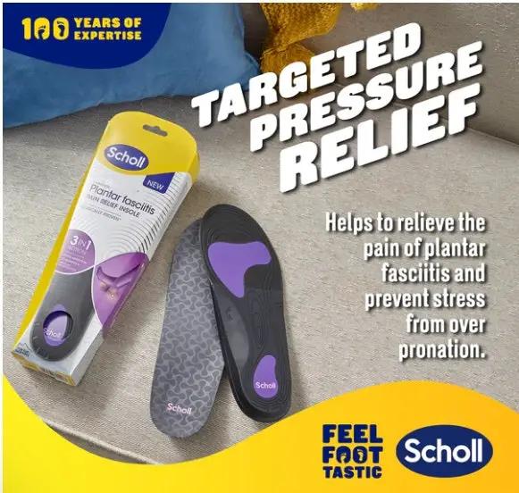 Scholl In-Balance Pain Relief Plantar Fasciitis Orthotics - Medium Clear gel,cushioning gel cup,designed not to slip in shoe,discreet design,Feet Cushions,Feet Heel Cushions,Fits comfortably,Fits comfortably in Shoes,GelActiv technology,Heel Cushions,help