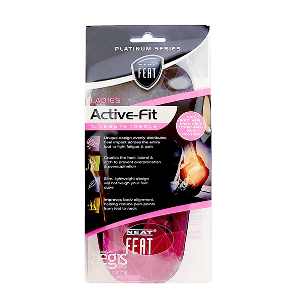 Neat Feat Ladies Active Fit 3/4 Length Orthotics - DominionRoadPharmacy