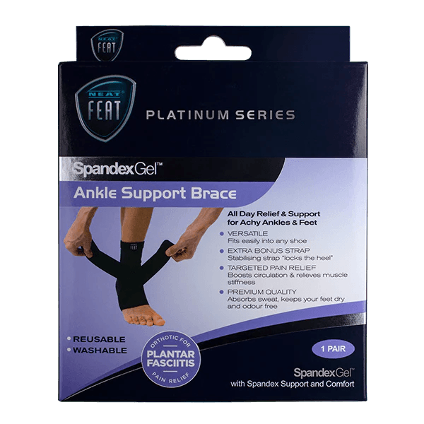 Neat feat Platinum Series Spandex Gel Ankle Support Brace - DominionRoadPharmacy