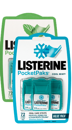 LISTERINE Pocketpaks 72 Cool Mint - DominionRoadPharmacy