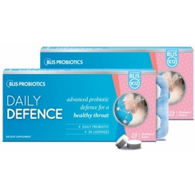 BLIS Daily Defence K12 Strawberry 30 lozenges
