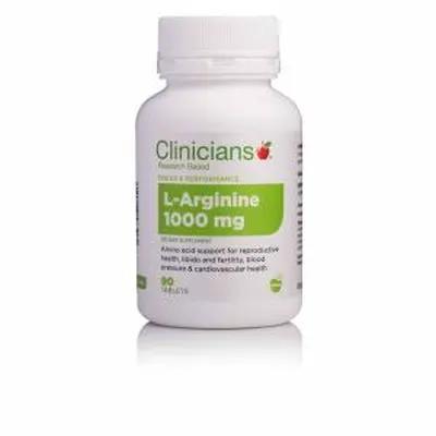 Clinicians L-Arginine 1000mg 90 Tablets