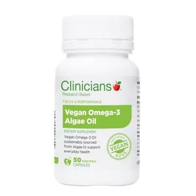 Clinicians Vegan Omega-3 Algae Oil 1000mg 50 VegeCaps