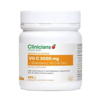 Clinicians Vitamin C 3000mg powder 250g