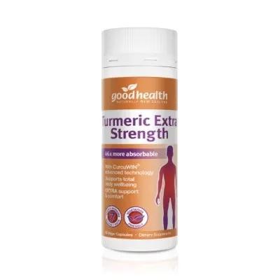 Good Health Turmeric Extra Strength Veg Capsules Total Body Support Dietary Supplement