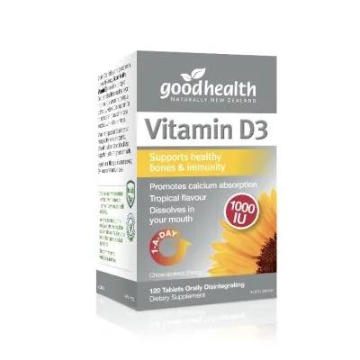 Good Health Vitamin D3 60 tabs