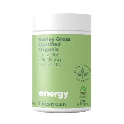 Lifestream Barley Grass Alkalising Nutrition For Daily Wellness Dietary Supplement (240 VCaps)