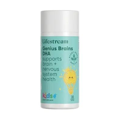 Lifestream Genius Brains DHA for Kids 30 caps