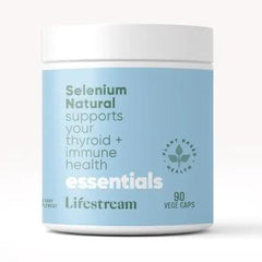 Lifestream Selenium Natural Supports Thyroid and Immune Health Capsules (90 Count, 100 mcg per cap)
