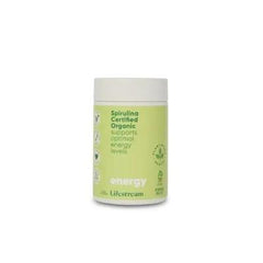 Lifestream Spirulina Certified Organic Supports Optimal Energy Levels Herbal Supplement