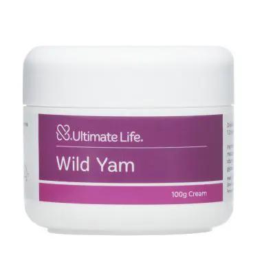 Ultimate Life Wild Yam Cream Supports Hormonal Balance and PMS Relief Cream 100g