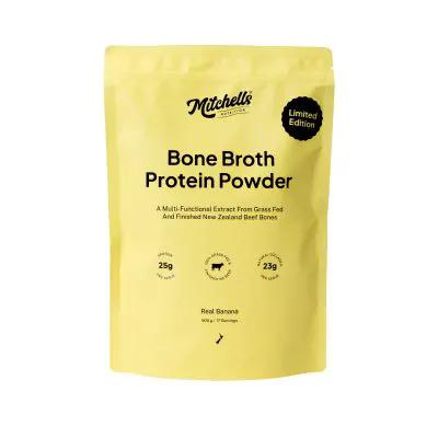 Mitchells Bone Broth Protein Banana 500g powder product image