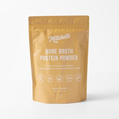 Mitchells Bone Broth Protein Salted Caramel 500g powder product image
