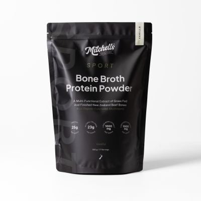 Mitchells Bone Broth Protein SPORT Vanilla 500g powder product image