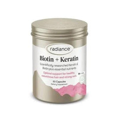 Radiance Biotin And Keratin Hair Health And Nails Dietary Supplement 50 Capsules