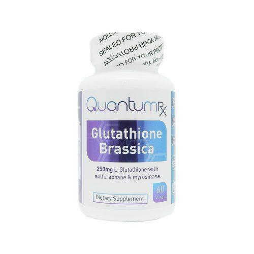 QuantumRX Glutathione Brassica 60 V Caps anti-inflammatory antioxidant Detoxification Immune,Blood Sugar Minerals,Broccoli Sprout Powder and Glutathione,Broccoli Sprouts,cheaper than supplements.co.nz,concentrated food supplement,Cr+,Dietary Supplement,es