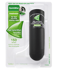 Nicorette Fresh Mint Spray 150 Sprays - Fast Relief from Cravings cravings relief,Fresh Mint Spray,Nicorette,nicotine spray,optimized