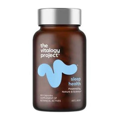 The Vitalogy Project Sleep Health Supports Restful Sleep And Calm Mind Dietary Supplement (60 Capsules)