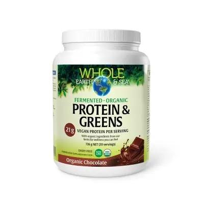 Whole Earth & Sea Fermented Protein & Greens 21g Protein Powder