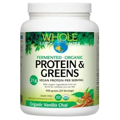 Whole Earth & Sea Fermented Organic Protein & Greens Energy Protein