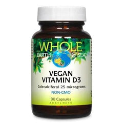 Whole Earth & Sea Vegan Vitamin D3 90 Caps Immune Support