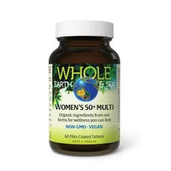 Whole Earth & Sea Women's 50+ Multi Supports Women's Health & Vitality Multivitamin (+60 Tablets)