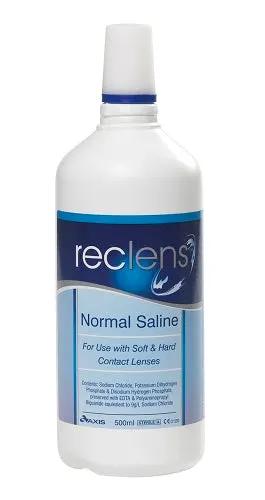 Reclens Saline Solution 500ml contact lens solution,contactlens,issues,lens solution,reclens