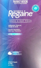 Regaine Women's Extra Strength Minoxidil 5% 4 months 120gm hair loss,hair loss treatment,issues,Regaine,regaine womens,womens hair loss