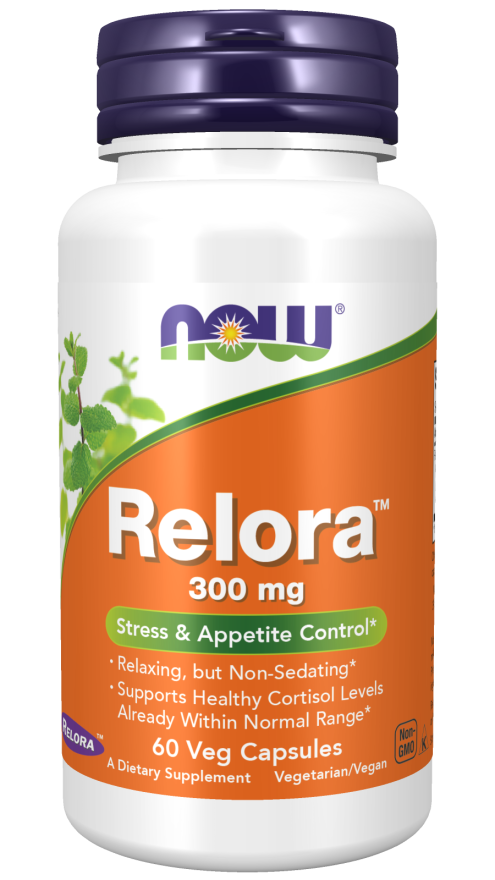 now Relora™ 300 mg 60 Veg Capsules 60 issues,Now Products,Now supplements,Now Vitamins