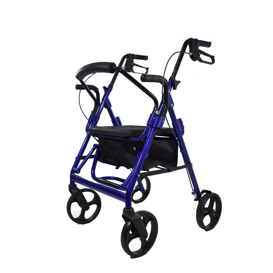 AML Convertible Rollator Transfer Chair Blue aml,AML Convertible,AML Convertible Rollator,AML Convertible Rollator Transfer,AML Convertible Rollator Transfer Chair,AML Convertible Rollator Transfer Chair Blue,aml cushion,AML Four Wheeled Rollator - 6" Cas