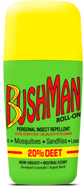 Bushman Roll on 20% DEET 65gm beach,Bushman,bushman repellant,insect,insect bite,insect repellant,insect repellant with sunblock,issues,itchy,itchy bites,park,summer,sunscreen